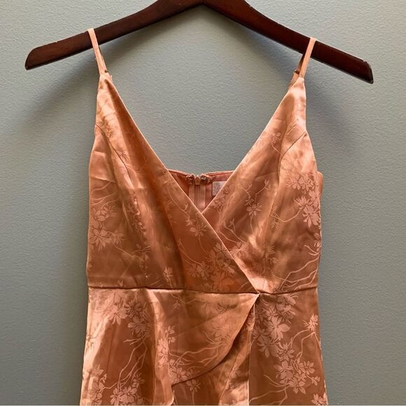 Altar’d State Gold Mini Dress Small - Picture 4 of 8